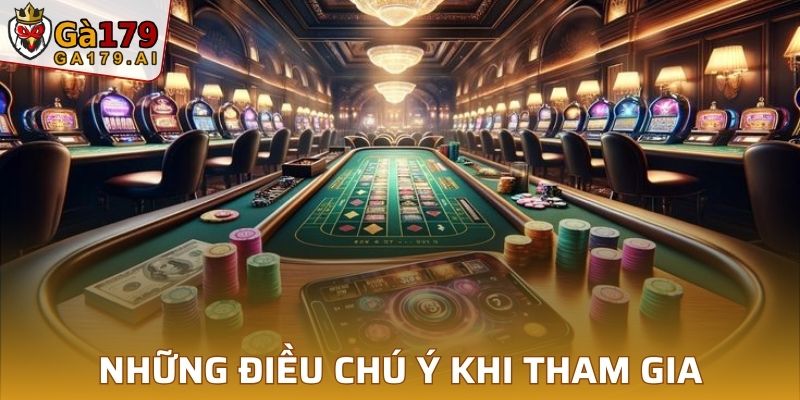 Những điều luôn chú ý khi tham gia