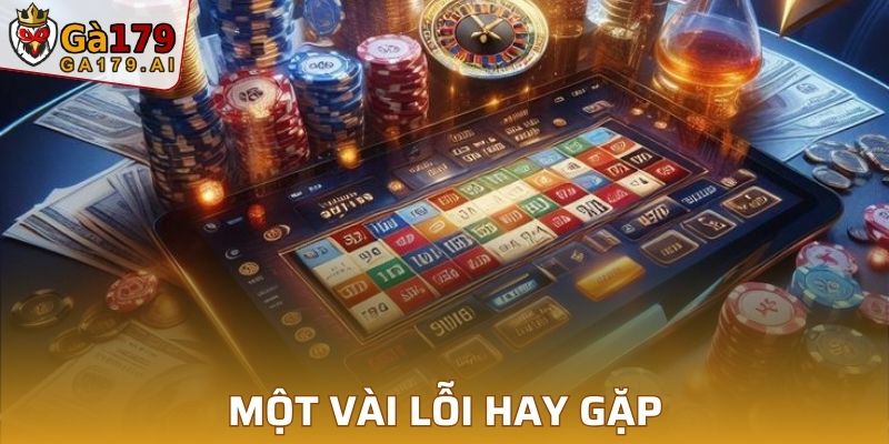 Một vài lỗi hay gặp nhất khi thực hiện
