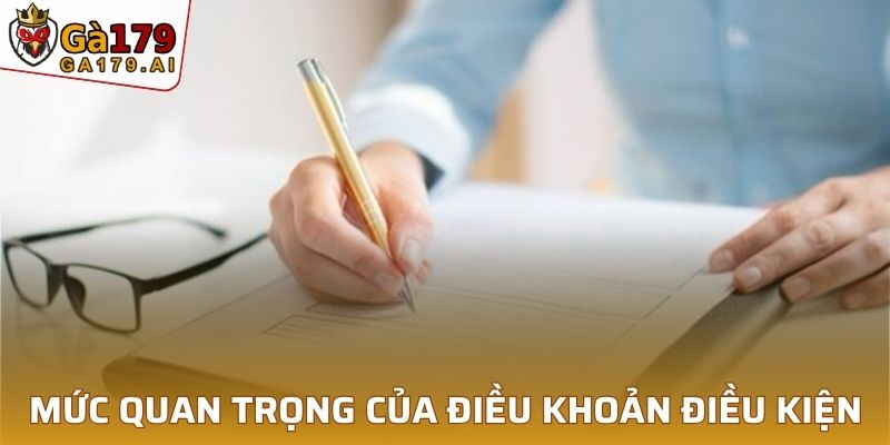 Mức độ quan trọng của điều khoản điều kiện